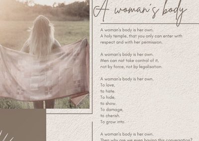 A woman’s body